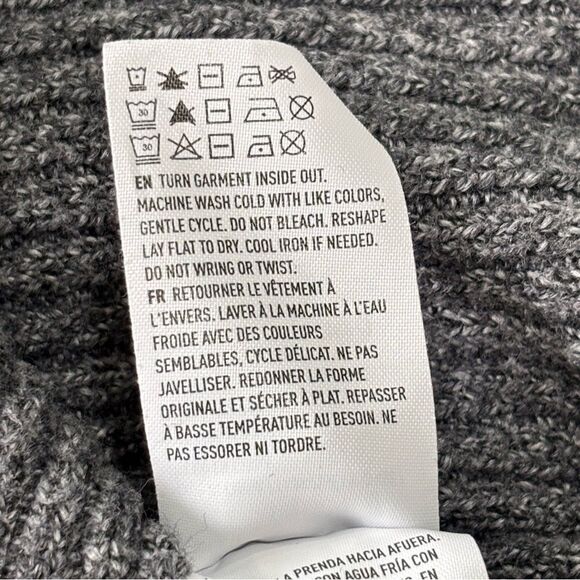 American Eagle | Women’s Grey Ribbed Knit Sweater Tank Size M - Picture 10 of 12